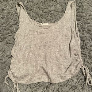Cropped tank top.